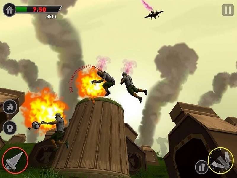 Intense Zombie Battles in Zombie Deluge India Zombie Deluge India Combat Screen