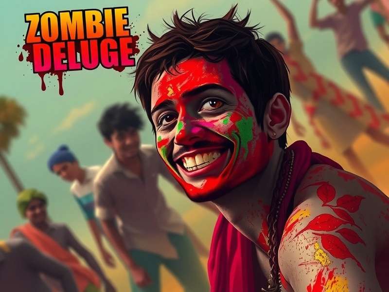 Holi Festival Event in Zombie Deluge India Zombie Deluge India Holi Event